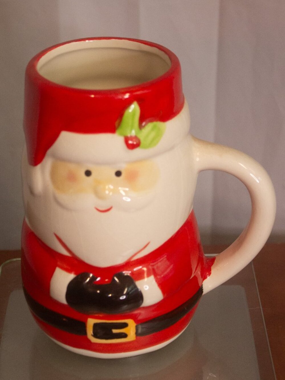 Bay Island Santa Mug – 6” Ceramic Christmas Coffee Cup – 2014 Holida